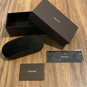 Tom Ford Eyeglasses Velvet Case and Box